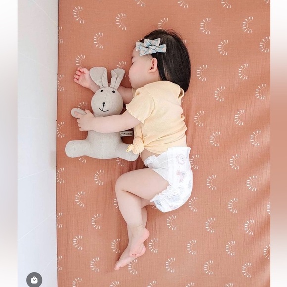 NWT Linen Perch Bella Natural Linen Bunny Stuffed Animal - Picture 6 of 9